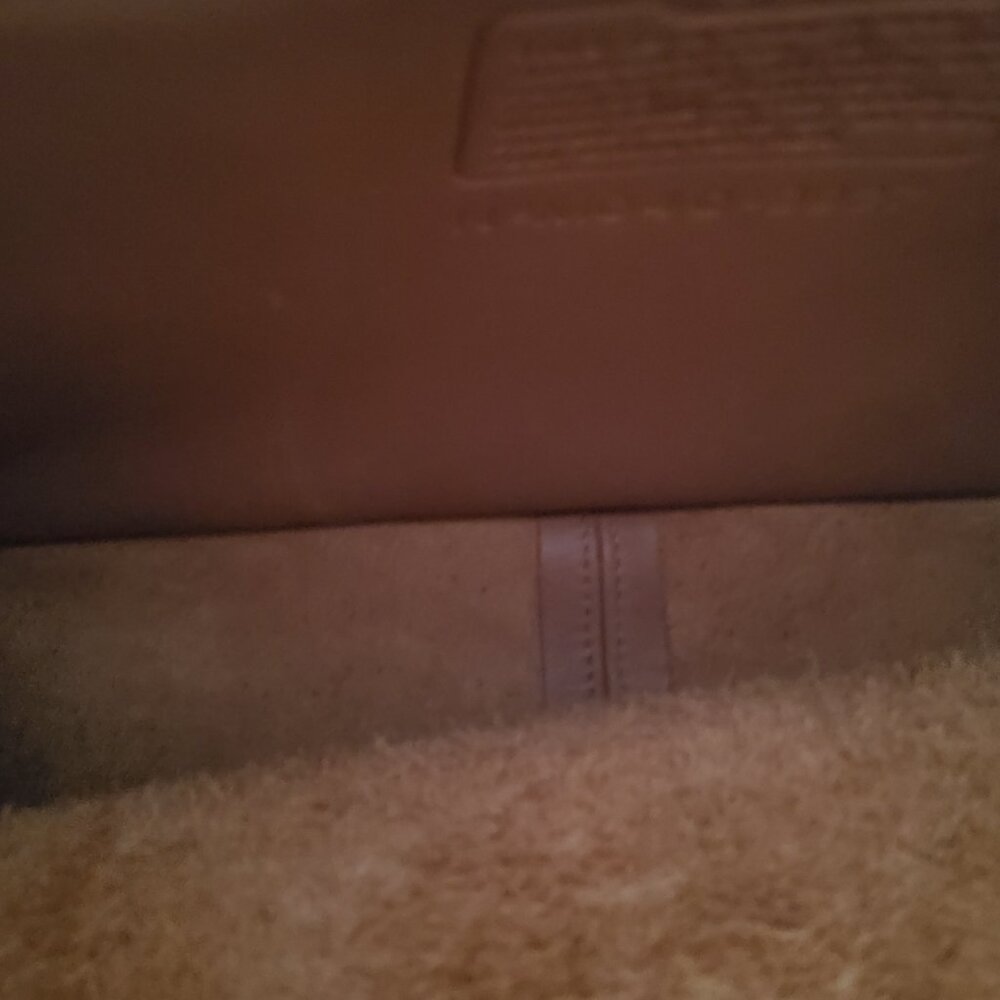 Coach Tan Leather Crossbody Satchel - Picture 14 of 16